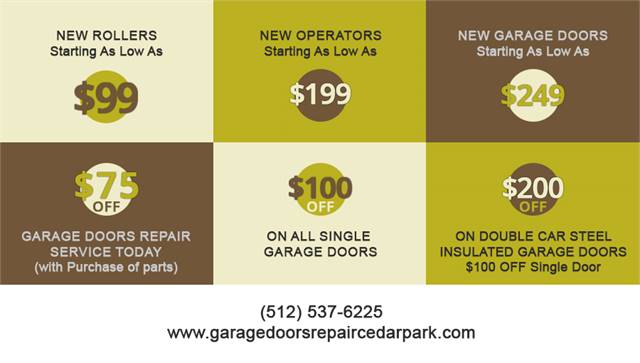 Garage Doors Repair Cedar Park TX